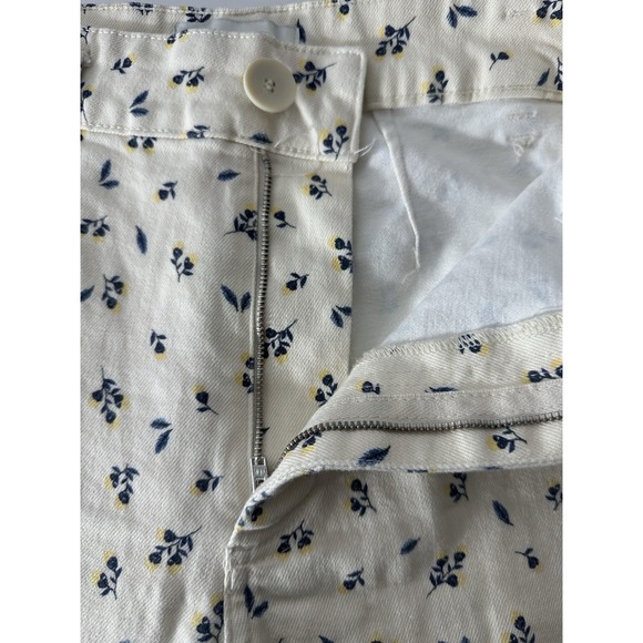 ZARA Wide Leg Jeans The Marine Women Size 6‎ Floral High Waist Bohemian Coquette - Picture 4 of 6